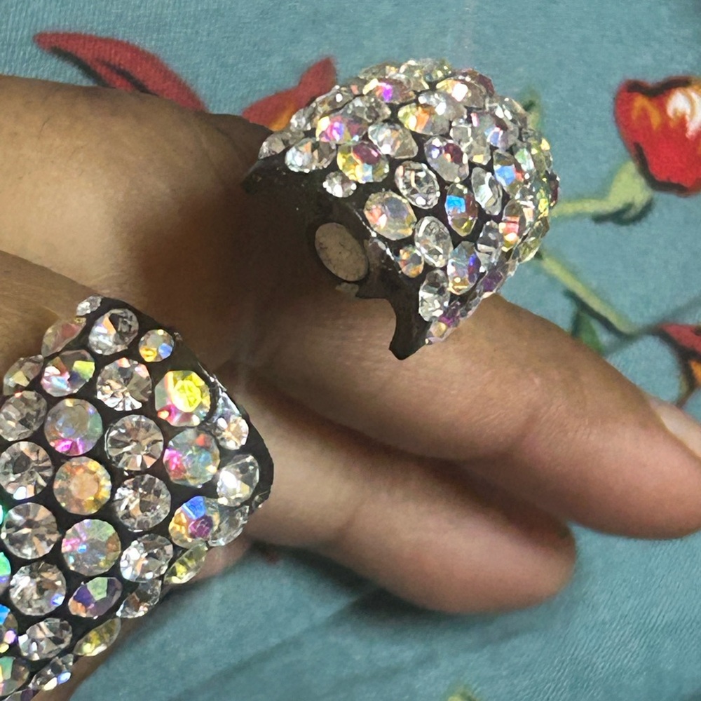 Elegant Silver Crystal Bracelet View 3